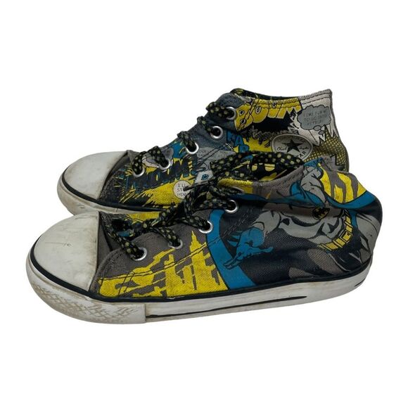 Converse Batman Comic Book Graphic Printed Sneakers - Picture 1 of 7